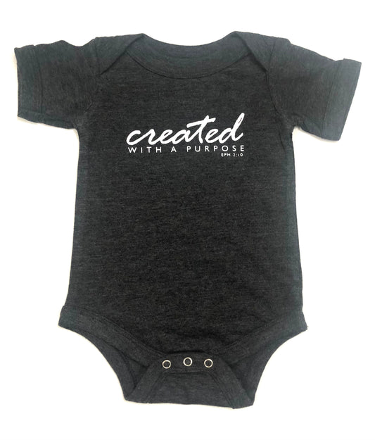 Created with a purpose onesie